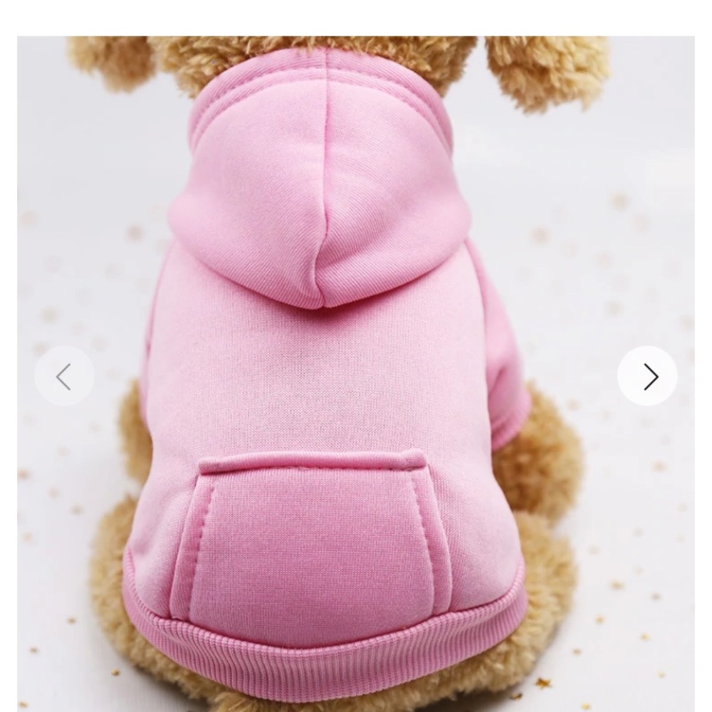 💗HOST PICK💗 NWT Super Cute Pink Dog Cat Hoodie Sweatshirt Sweater